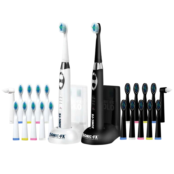 Sonic FX Sonic Toothbrush with 10 Brush Heads & 1 Interdental Head