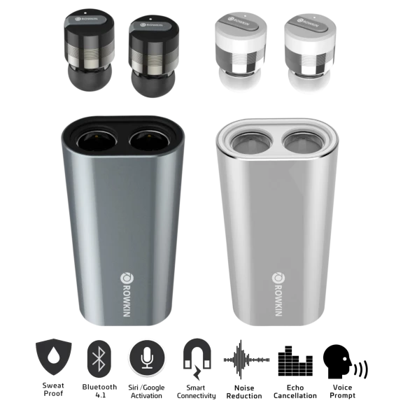 Rowkin Bit Charge Stereo Wireless Bluetooth Earbuds