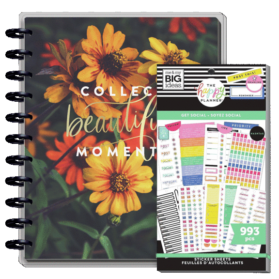 The Happy Planner Dated 18 Month Big Size + Sticker Book