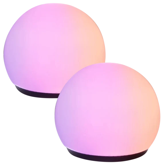 2-Pack: Monster Smart WiFi Portable Multicolor LED Light Orbs