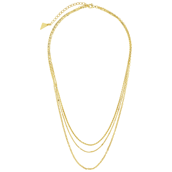 Rox and Rose Dainty Three Layer Chain Necklace