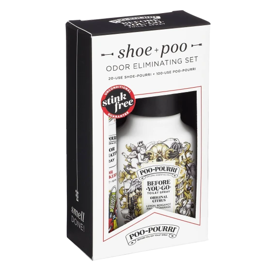Poo-Pourri Shoe + Poo Essentials Gift Set