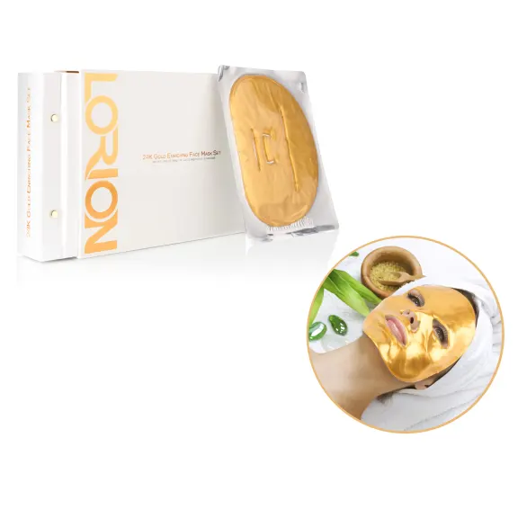 12-Pack: Lorion Beauty 24K Gold Indulgence Face Mask Set