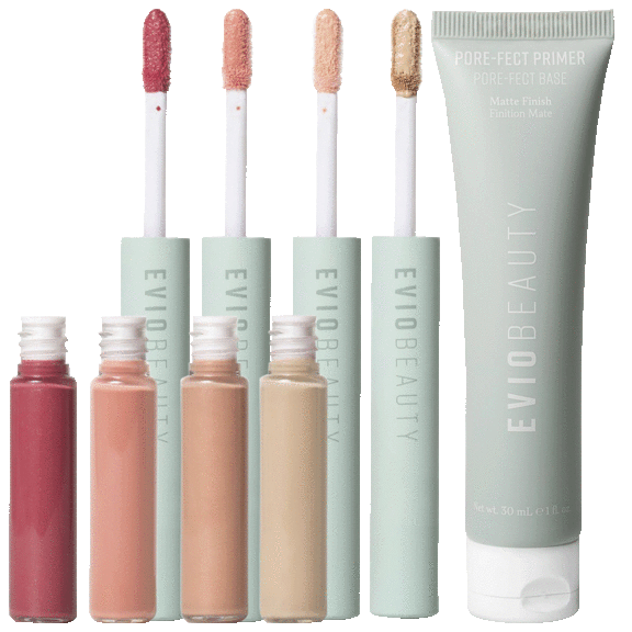 Evio Beauty Concealer, Gloss, & Primer Bundle