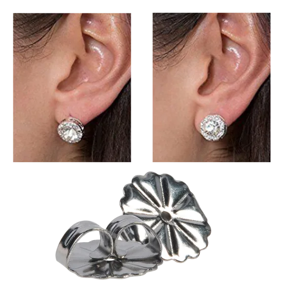 ASOTV Amazing Ear Lifters Heavy Earring Support Backs (4 Pairs)