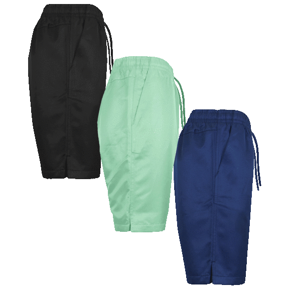 Galaxy By Harvic Men's 3-Pack Moisture Wicking Performance 7-Inch Training Short