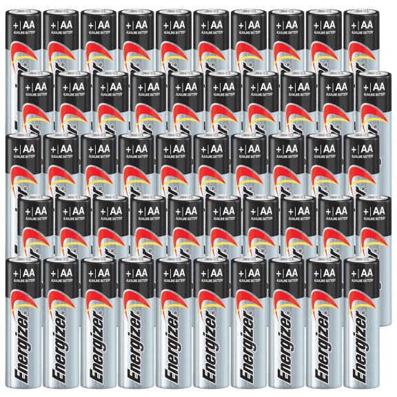 Bulk 100-Count Energizer Max AA and AAA Alkaline Batteries