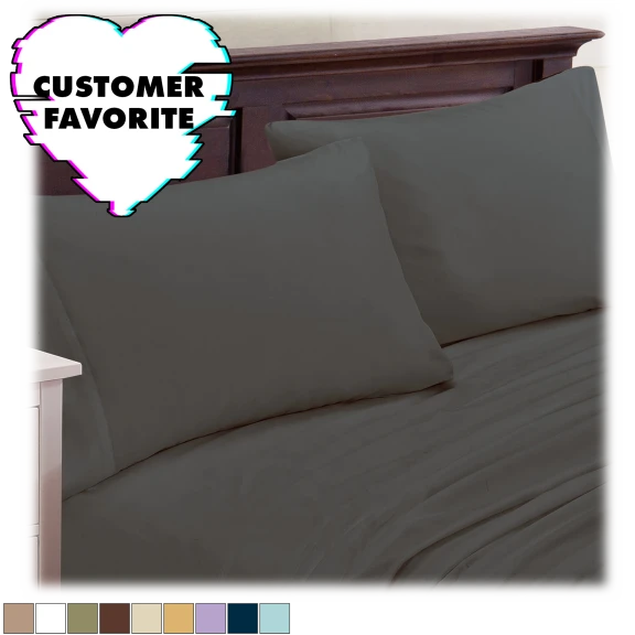 Luxury Home 4-Piece 1800 Series Rayon from Bamboo-Blend Sheet Set