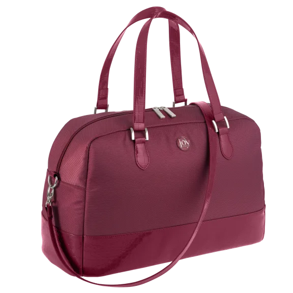 Joy Mangano TuffTech & Croco Embossed Weekender with RFID Protection