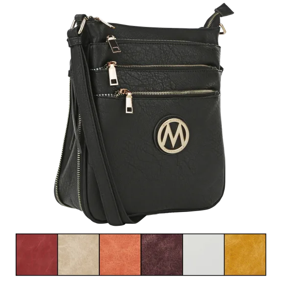 MKF Collection Salome Crossbody Handbag by Mia K