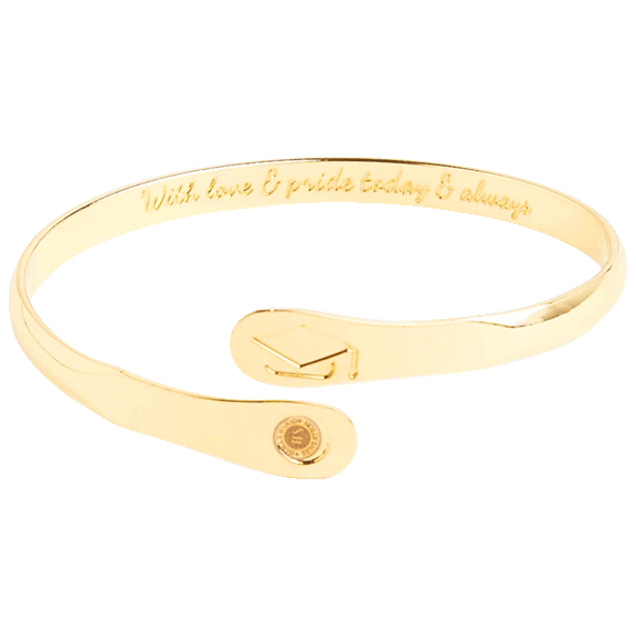 Hollywood Sensation Engraved Love & Pride Today & Always Graduation Bracelet