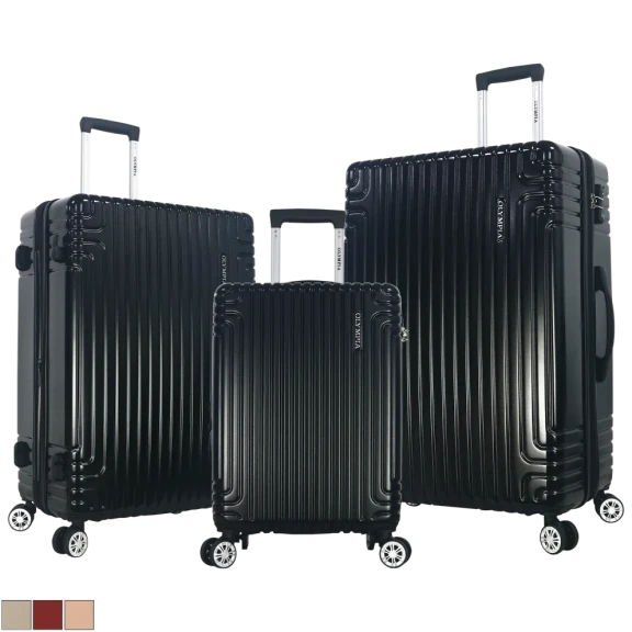 Olympia USA Gulliver 3-Piece Hardside Spinner Luggage Set