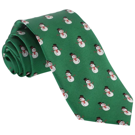 Galleria John William Clothing Winter Snowman Christmas Ties