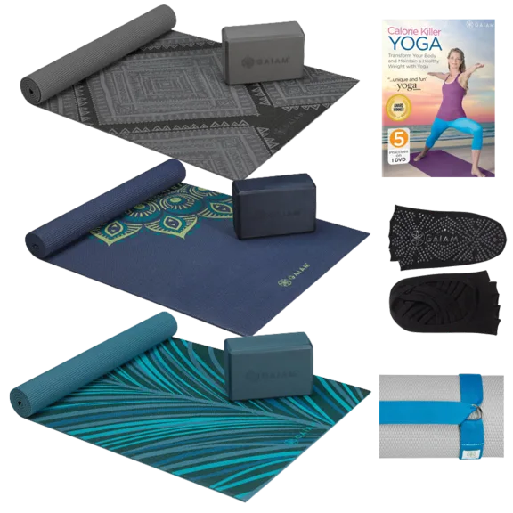 Exclusive 5-Piece Yoga Set by Gaiam
