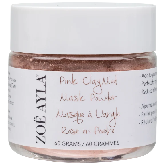 Zoe Ayla Pink Clay Mud Mask Powder (2oz/60g)