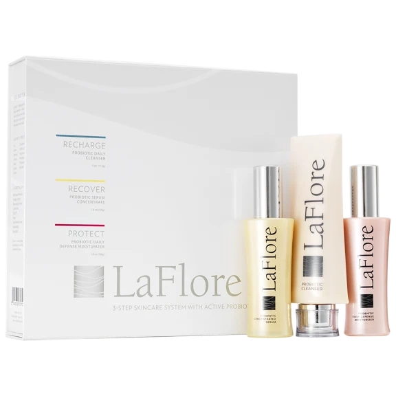 LaFlore Probiotic Three-Step Skincare Set