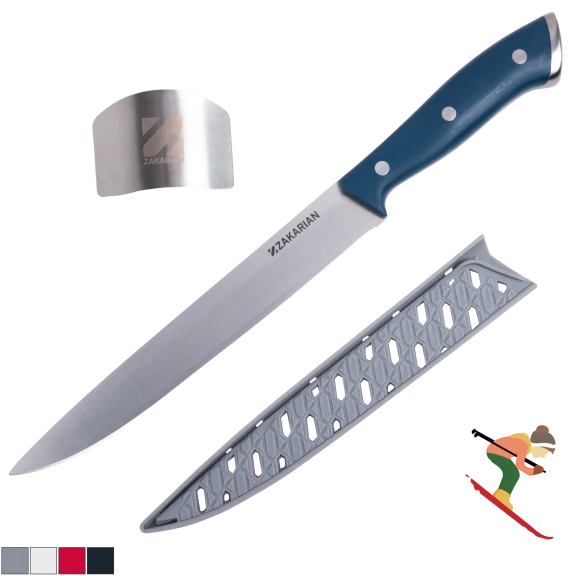 Zakarian by Dash 8" Slicing Knife with Finger Guard
