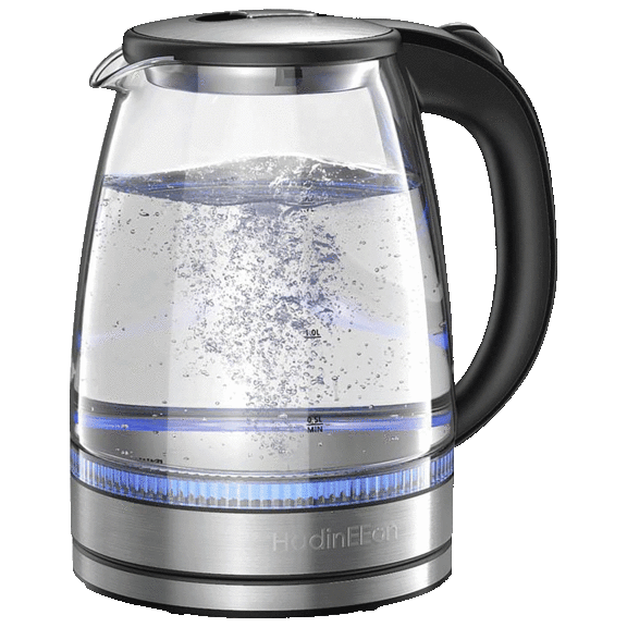 Hadineeon Cordless Electric Kettle Glass Boiler