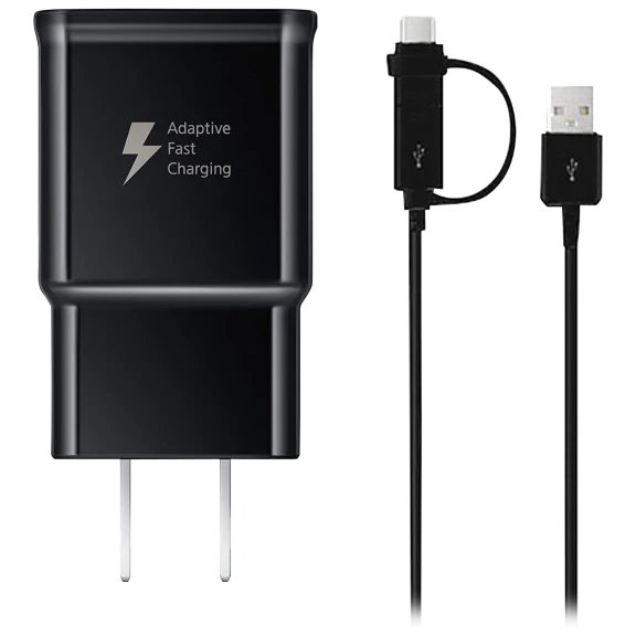 Samsung 15W Charger with Micro USB-USB-C