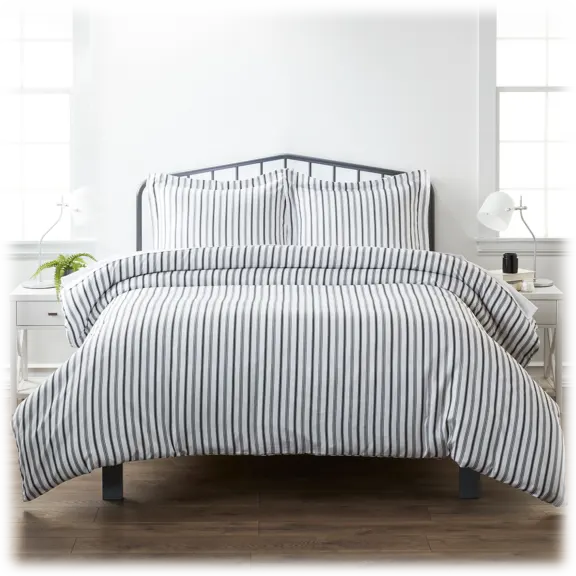 iEnjoy Home Ultra Soft Vertical Dreams Pattern 3-Piece Duvet Cover Set