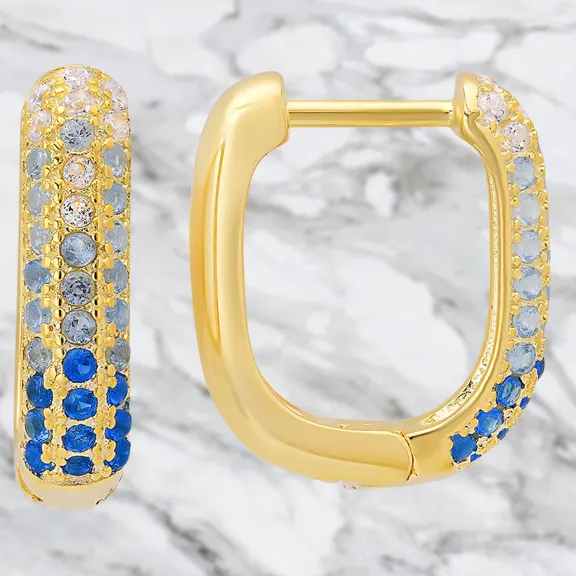 Kylie Harper Ombre Hoop Earrings