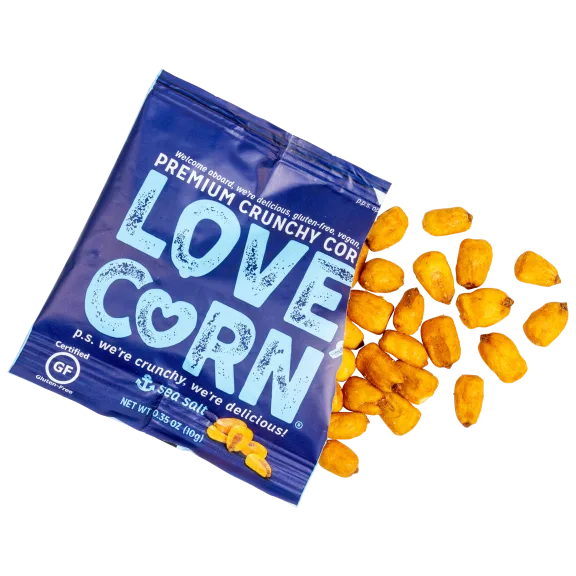 300-Pack: Love Corn Sea Salt Snacks (6.56lb)