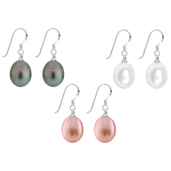 ONLINE EXCLUSIVE: Pacific Pearls Drop Earrings Gift Set (3 Pairs)