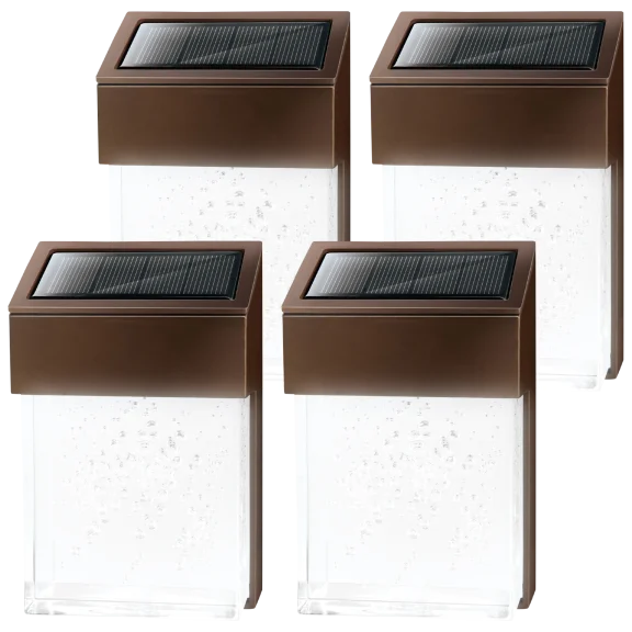 4-Pack: Brookstone Solar-Powered Decorative Light With Smart Light Sensor