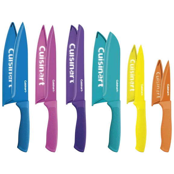 Cuisinart Advantage 6-Piece Ceramic-Coated Knife Set (Multicolored)