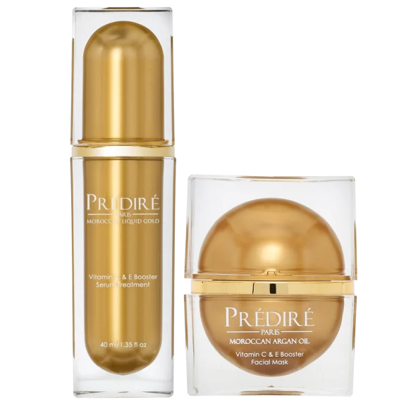 Predire Paris Vitamin C, A & E Booster Serum Treatment + Vitamin Facial Mask