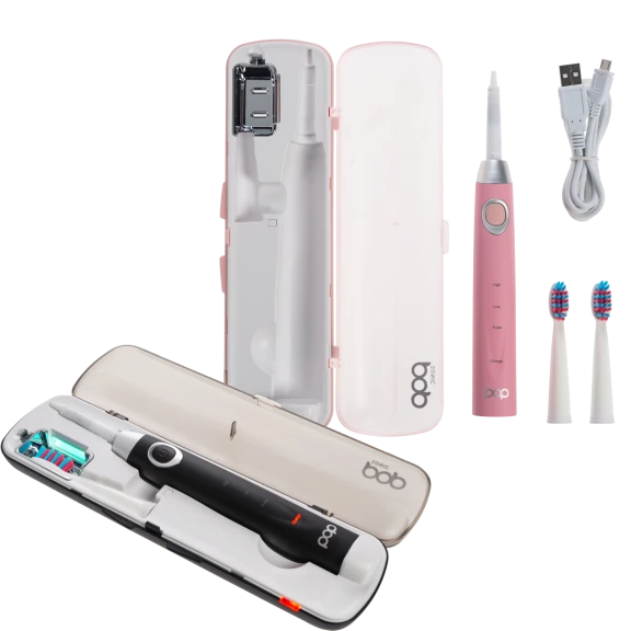 Pop Sonic Pro-4 Sonic Toothbrush with UV Sanitizer Case