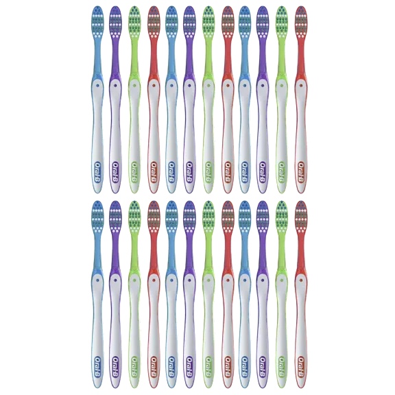 24-Pack: Oral-B Fresh & Clean Soft Toothbrush
