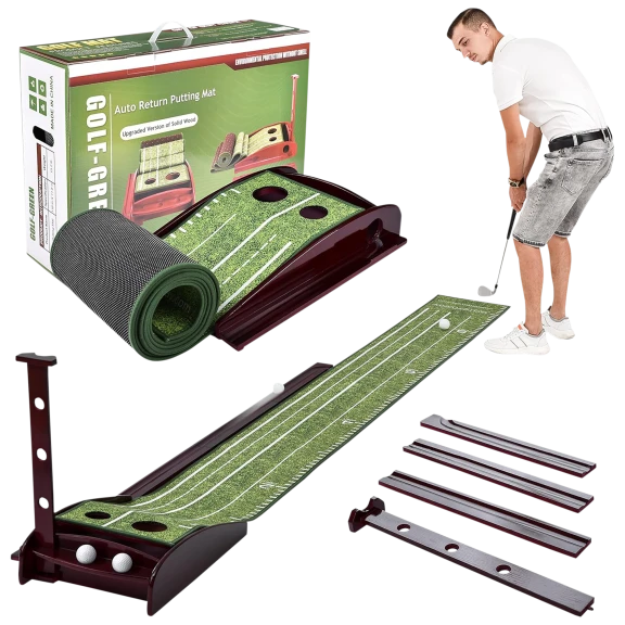 Britenway Golf Putting Green Mat For Indoor & Outdoor Practice Use