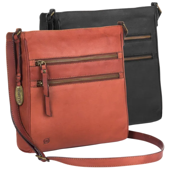 Børn Cranewood North/South Genuine Leather Crossbody