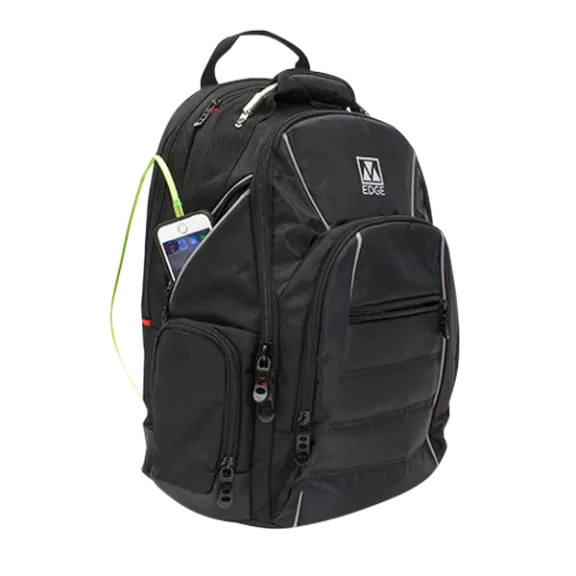 M-Edge Cargo Backpack with Removable 6000mAh Bonus Powerbank