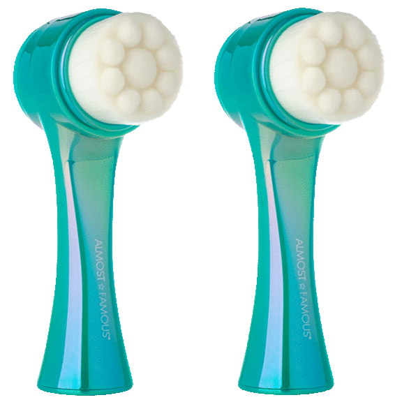 2-Pack: Almost Famous Clean Freak 2-in-1 Exfoliator Brushes
