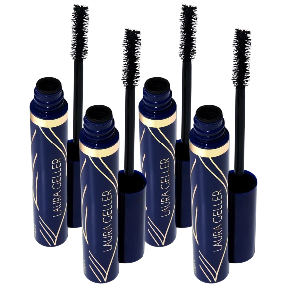 4-Pack: Laura Geller Always There Waterproof Mascara