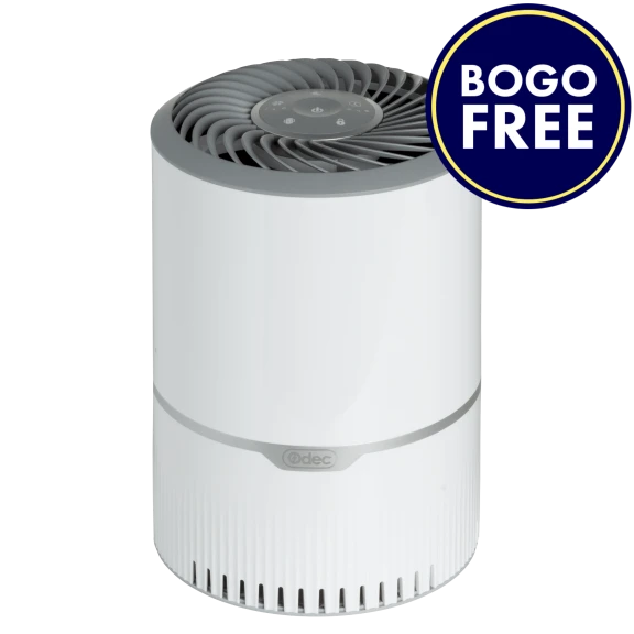 BOGO FREE: Odec True HEPA 3-Stage Air Purifier for Medium Rooms