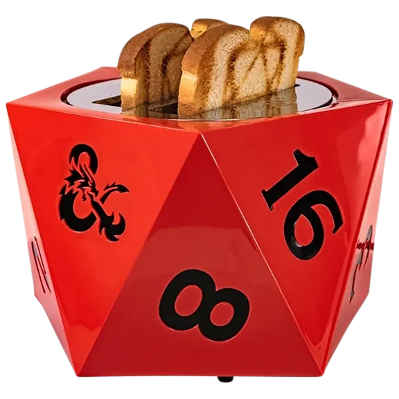 Uncanny Brands Dungeons And Dragons Halo 2-Slice Toaster