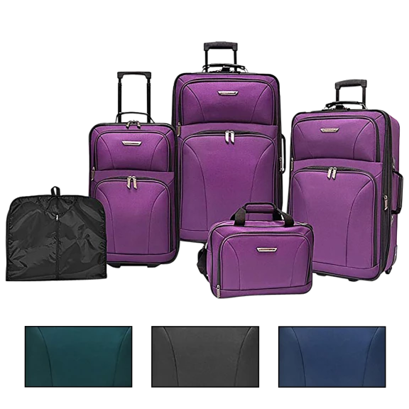 Traveler's Choice Versatile 5-Piece Luggage Set