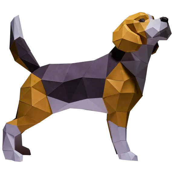 Papercraft World Beagle Model