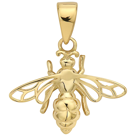 Pori Jewelers 14K Yellow Gold Bee Pendant