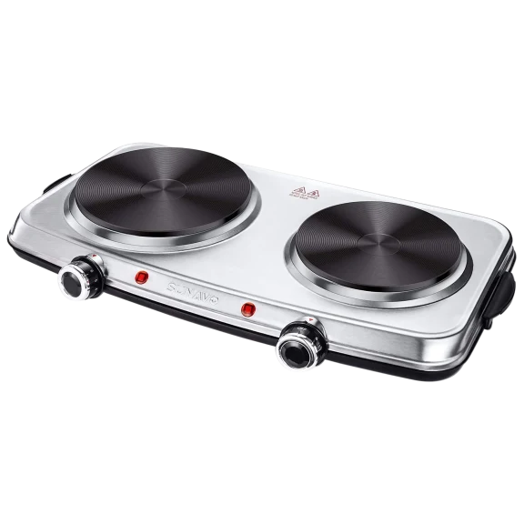 Sunavo 1800watts Electric Hot Plates Double Burner with Handles