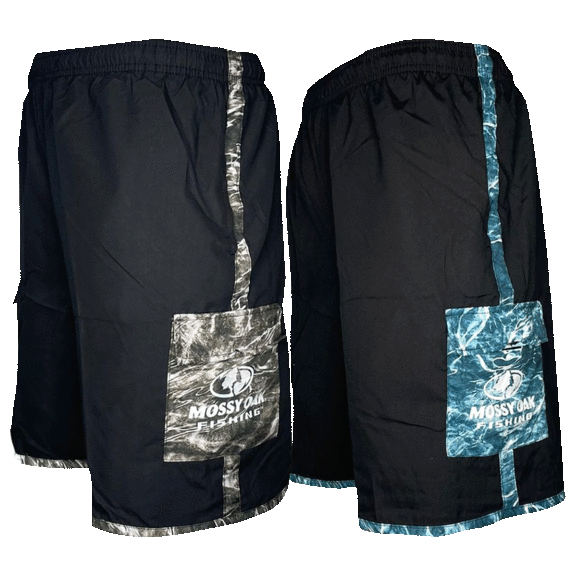 2-Pack: Men's Mossy Oak Swim Shorts with Cargo Pocket