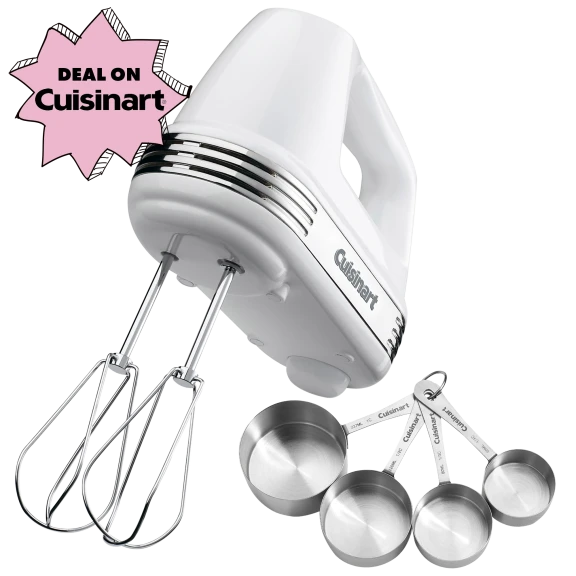 Cuisinart Power Advantage 5-Speed Hand Mixer with Stainless Steel Measuring Cups