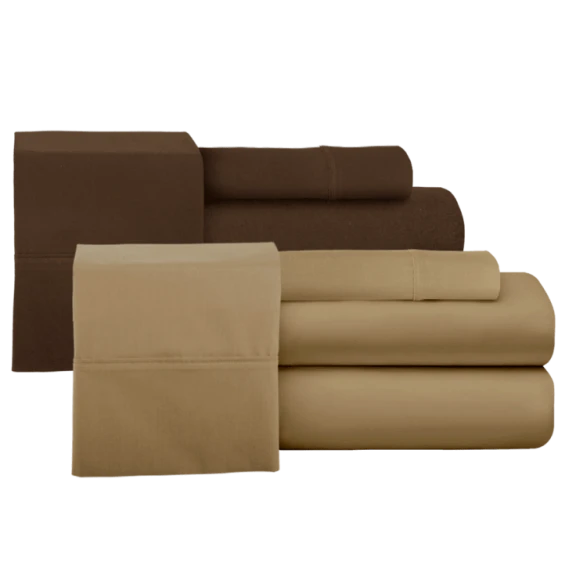 Concierge Collection 250 Thread Count Cotton Rich Percale Sheet Set