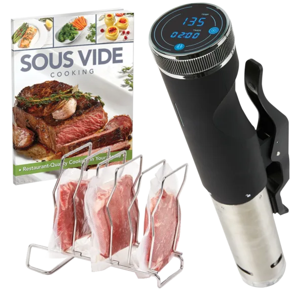 Power Precision Sous Vide Cooker with Rack & Recipe Book