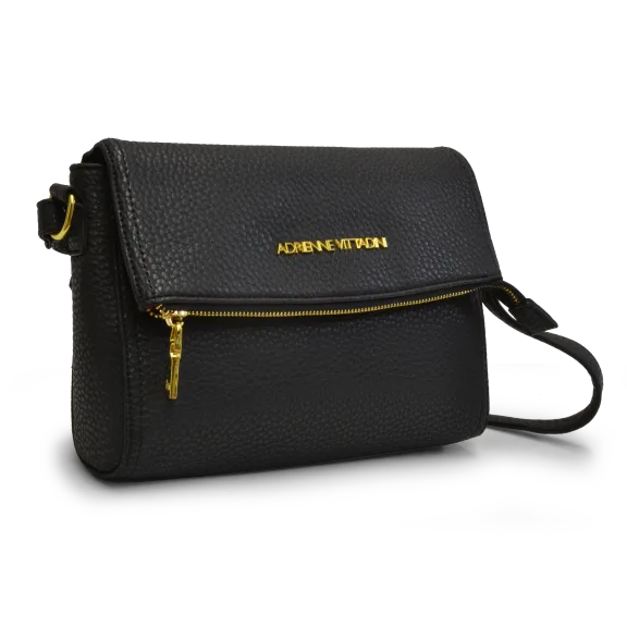 Adrienne Vittadini Pebble Grain Zippered Crossbody
