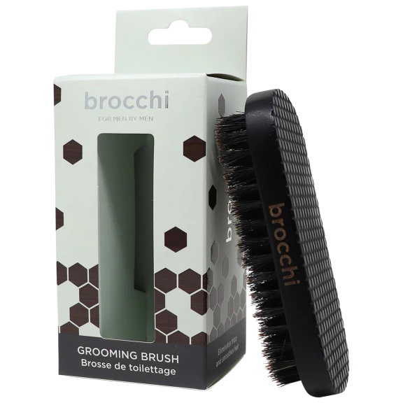 Brocchi Boar Bristle Grooming Beard Brush