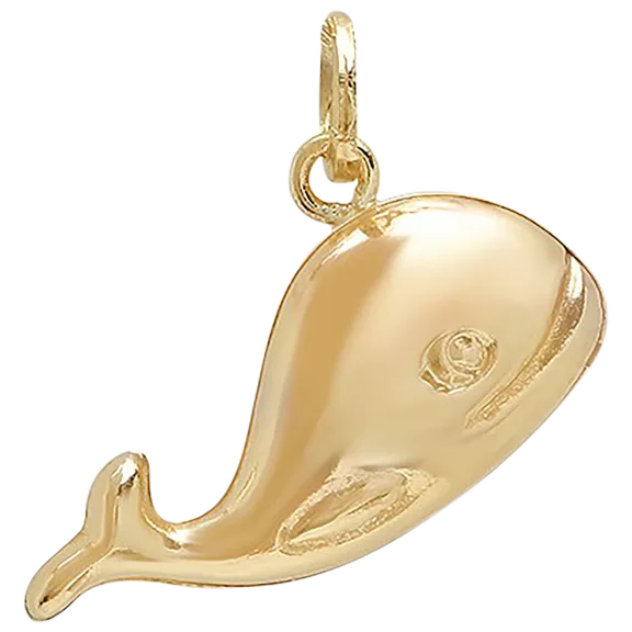Pori Jewelers 14K Gold Whale Pendant